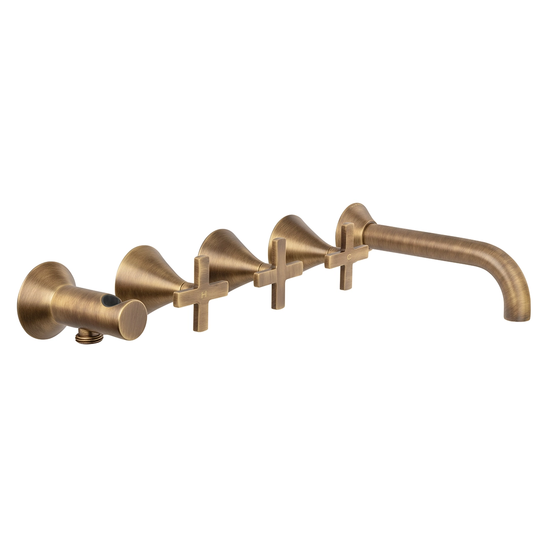 Bristol Wall Mounted 5 Hole Bath Shower Mixer