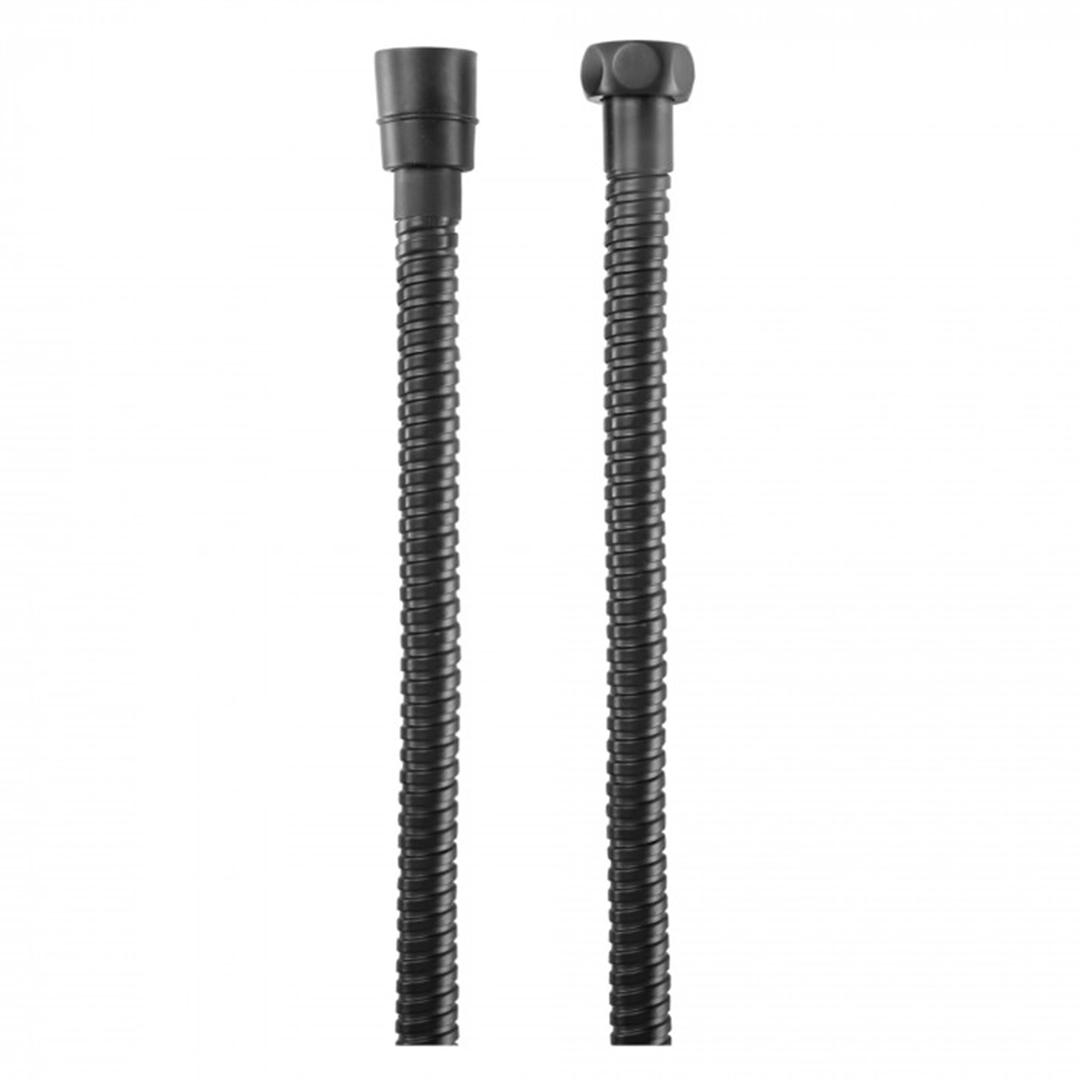Double Interlock Shower Hose 1500 mm_Black