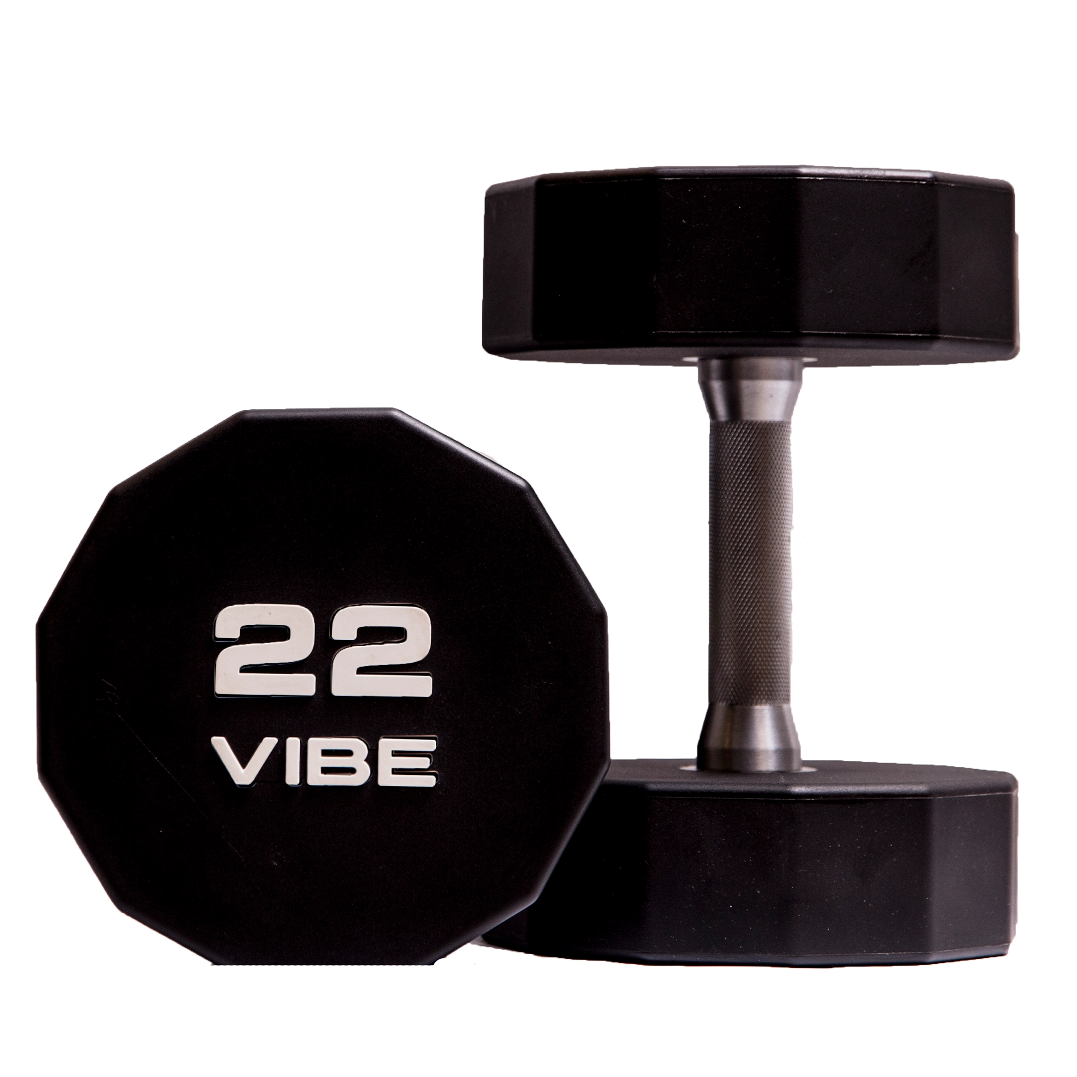 12 Edge Premium CPU Dumbbells, 22 Kg (Pair)
