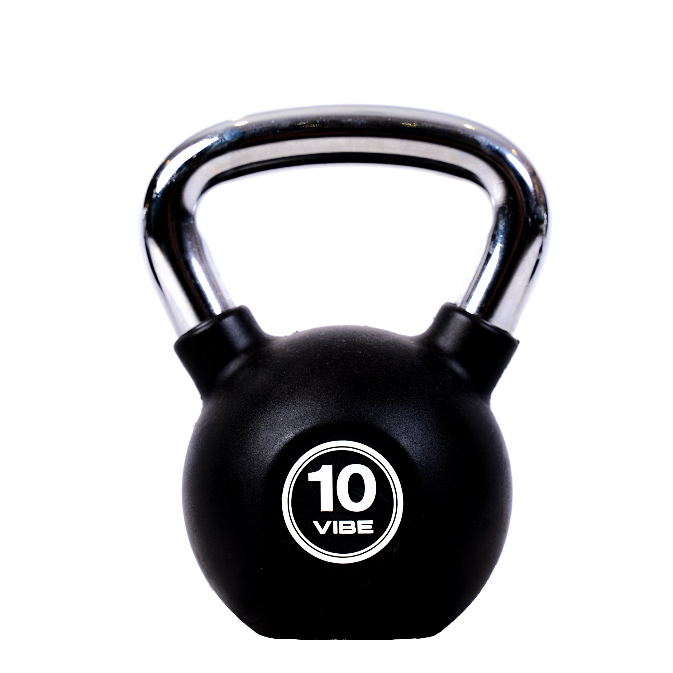 Rubber Coated Kettlebell – 10 Kg