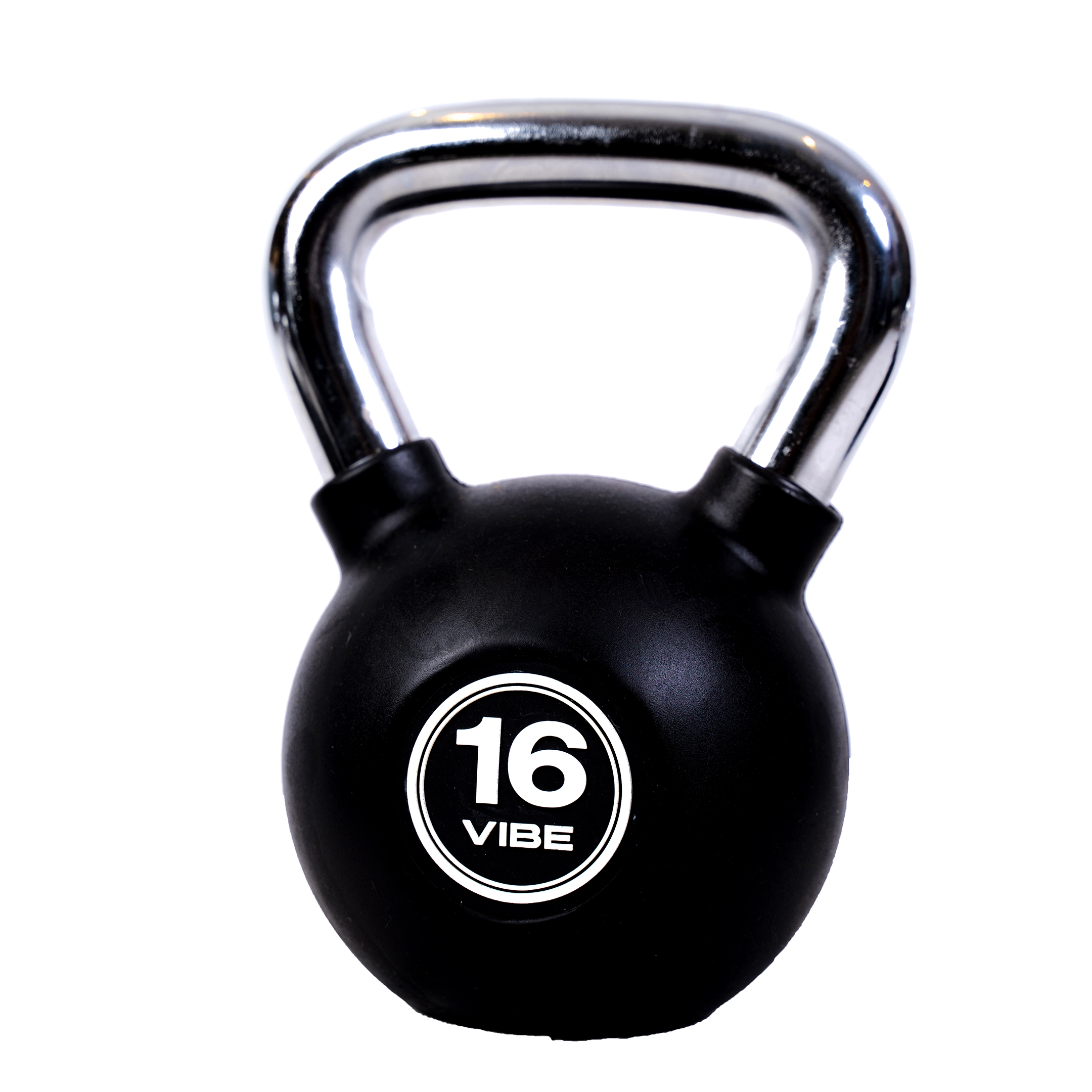 Rubber Coated Kettlebell – 16 Kg