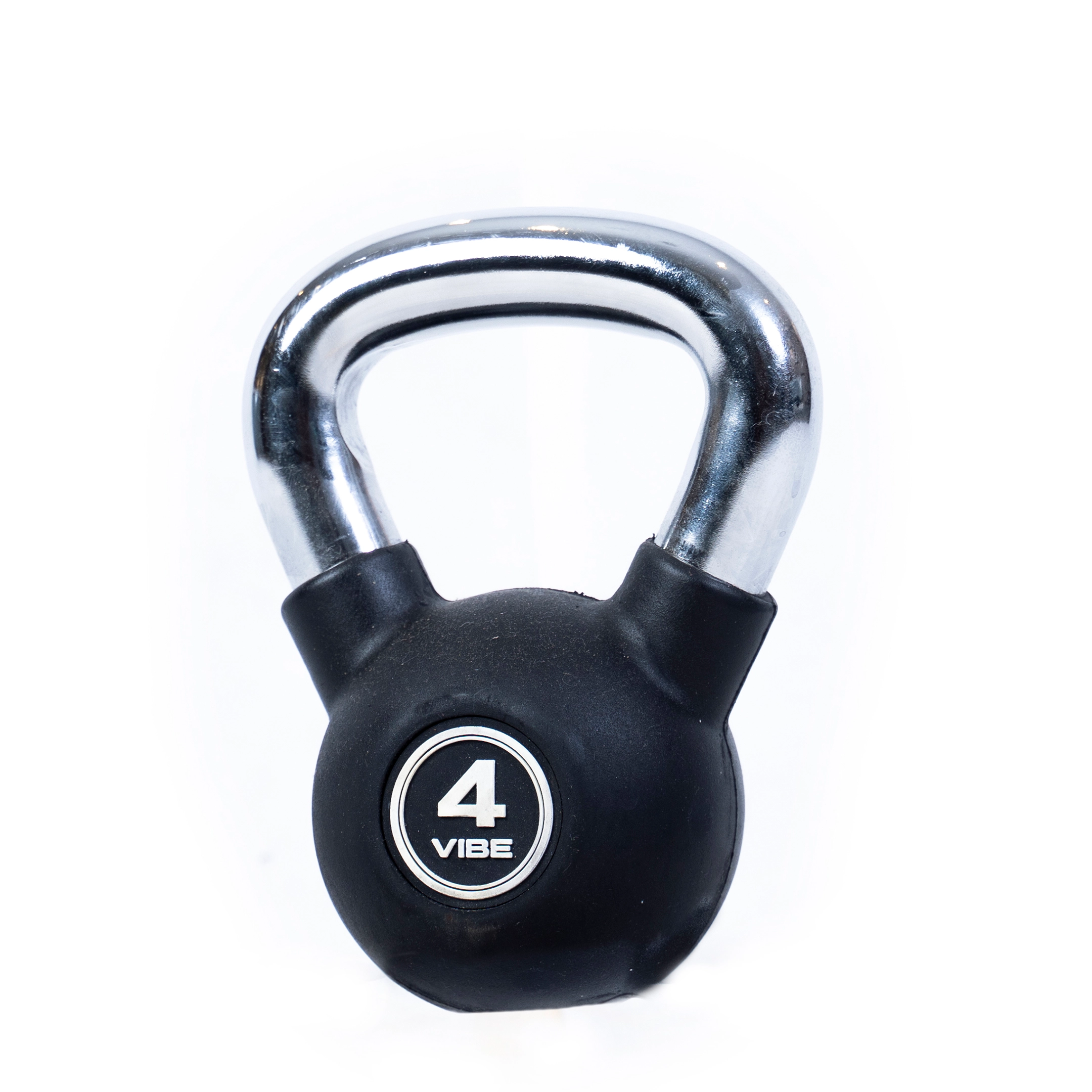 Rubber Coated Kettlebell – 4 Kg