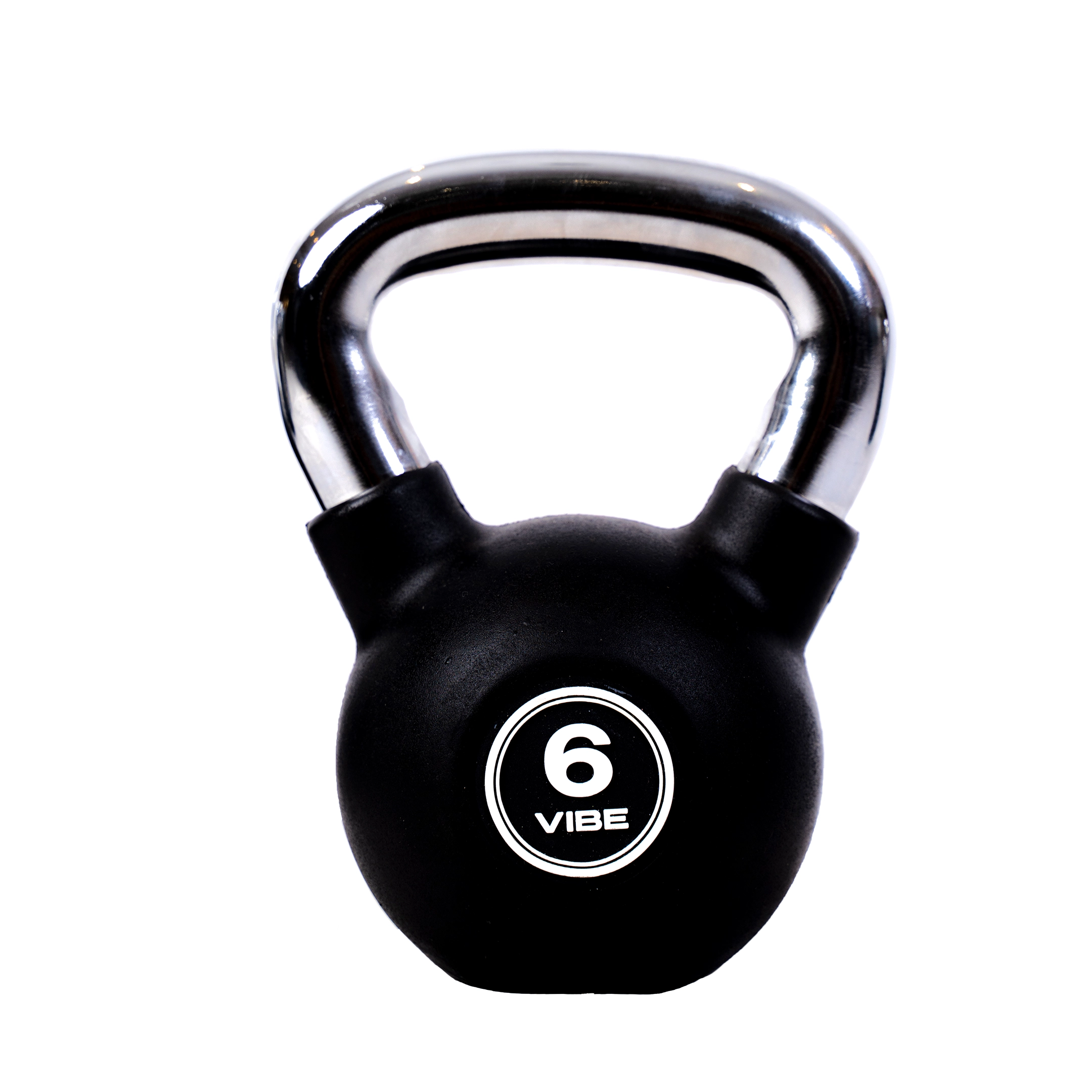 Rubber Coated Kettlebell – 6 Kg