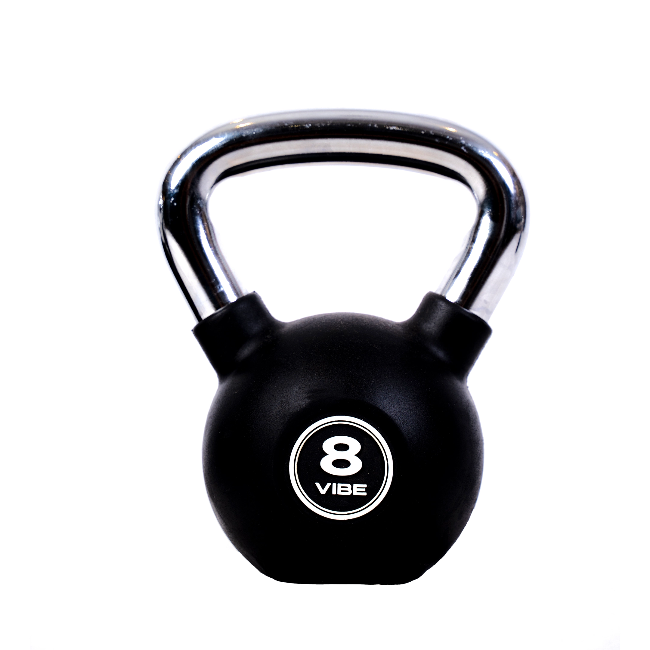 Rubber Coated Kettlebell – 8 Kg