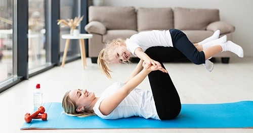 fitness for busy moms in pakistan